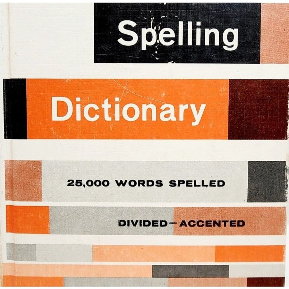 1967 Instant Spelling Dictionary HC 25,000 Words Vintage Travel Size